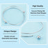 PH PandaHall 10pcs Stainless Steel Wire Bracelet Adjustable Bangle Bracelet Blank Cuff Bracelet with Removable Ball Bead Expandable Blank Bangle B...