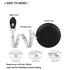 Sewing Tape Measure, Medical Body Cloth Tailor Craft Dieting Measuring Tape, 60 Inch/1.5M Dual Sided Retractable Ruler with Push Button Round(1 Pa...