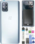 8T Back Cover Glass Replacement for OnePlus 8T 5G KB2000 KB2005 Back Glass Camera Glass Lens Housing Assembly Parts + Eject Pin Tools (Silver)...