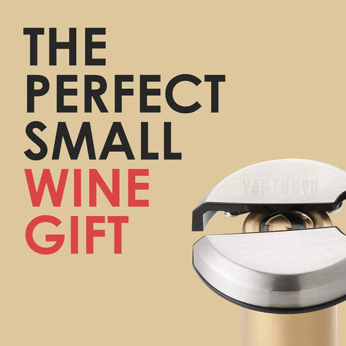 Vintorio Easy Wine Foil Top Cutter - Cut Bottle Capsules and Neck Labels - Sharp Remover for Wine Seals - Tough Metal, Stainless Steel Plated Body...