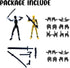 Pre-Assembly 3D Printed 5.54'' Dummy13 Action Figure, Multi-Jointed Tian13, Articulated T13 Desktop Decoration,12 in 1 Accessories, Best Birthday ...