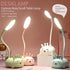 Cute Deer Lamp USB Rechargeable Reading Light,LED Desk Lamp for Kids, Portable LED Table Light, Flexible Gooseneck Eye-Care Cartoons Small Desk La...