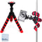 12" Inch Tripod w/Flexible Spider Disc Legs with Quick Release Plate and Bubble Level for All Cameras + eCostConnection Microfiber Cloth...