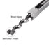 uxcell Square Hole Drill Bit, 7/16" High-Carbon Steel Hollow Chisel Mortise Power Tool for Woodworking...