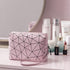 Travel Makeup Bag Organizer, Waterproofing Toiletry Bag Set, Skincare Bag with 2 Cosmetic Bags for Women, Pink Makeup Bag...