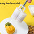 2 Set Pineapple Plastic Mooncake Mold Pineapple Lotus Stamp Hand Press Moon Cake Mould Pineapple Mooncake Cookie Cutter Bakeware Tools...