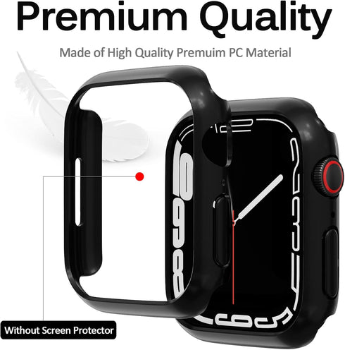 Miimall Compatible for Apple Watch 45mm Case Women Men PC Hard Bumper Lightweight Shockproof Protector Case Cover for Apple Watch 45mm Series 9 8 ...