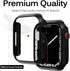 Miimall Compatible for Apple Watch 45mm Case Women Men PC Hard Bumper Lightweight Shockproof Protector Case Cover for Apple Watch 45mm Series 9 8 ...