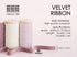 Vitalizart Velvet Ribbon Pink White Set 3/8" x 15Yd Wooden Spool Fabric Trim Eco-Friendly 3 Rolls * 5Yd for Christmas Wreath Decoration Handmade C...