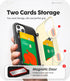 GOOSPERY for iPhone 12 Pro Max 6.7"(2020) Card Holder Wallet Case, Easy Magnetic Door Closure Protective Dual Layer Bumper Sturdy Phone Back Cover...