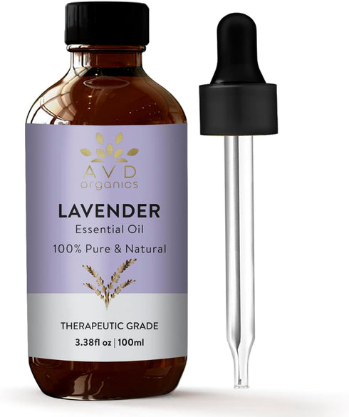 Lavender Oil Essential Oil for Diffuser - 100% Pure and Natural Therapeutic Grade Lavender Oil | for Skin, Massage Aromatherapy, Relaxation, Sleep...