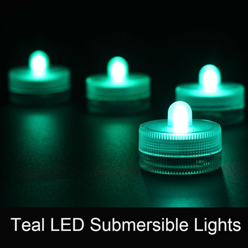 Halloween Lights Submersible LED Lights cr2032 Battery Powered Underwater Waterproof LED Tea Light for Events Wedding Centerpieces Vase Floral Xma...