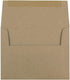 JAM PAPER A2 Premium Invitation Envelopes - 4 3/8 x 5 3/4 - Brown Kraft Paper Bag - 50/Pack...
