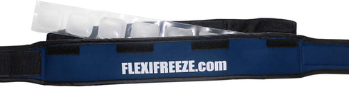 FlexiFreeze Cooling Collar - Personal Neck Cooling Ice Wrap (Navy Blue)...