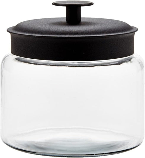 Anchor Hocking Montana Collection tarros, Negro...