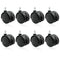 8 Pack 2 Inch Caster Wheel Replacement, M8 Office Chair Caster Wheel, Universal Standard Size Furniture Wheel with Locking Braking Plate for Compu...