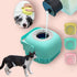 New 2024 Pet grooming Bath Brush, Scrubber Shampoo Dispenser, Shower Brush for Washing Short and Long Hair Dogs and Cats Pet Bath Massage Brush (Y...