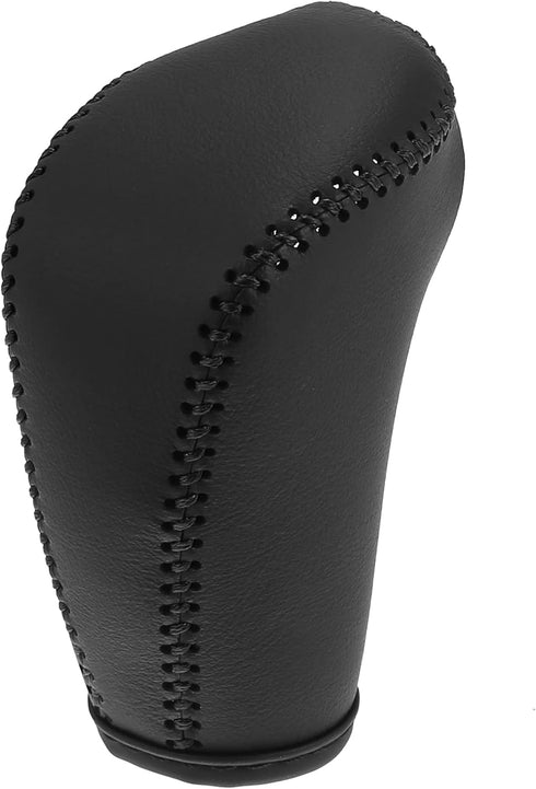 X AUTOHAUX Faux Leather Gear Shift Knob Cover for Subaru Forester 2014-2017 for Subaru Impreza 2012-2016 for Subaru XV Crosstrek 2013-2015 for Sub...
