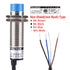 M18 Capacitive Proximity Sensor Switch, Non-Shield Type, LJC18A3-B-Z/CY, Detection 10mm, 10-30VDC 200mA, PNP NO+NC, 4 Wires...