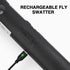 mafiti 2 in 1 Electric Fly Swatter Rechargeable with Flashlight Mosquito Zapper Bug Zapper Racket Fly Killer Indoor Outdoor Light Camping Accessor...