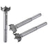 uxcell Forstner Wood Boring Drill Bits 17mm 18mm 19mm Dia. Hole Saw Carbide Alloy Steel Tip Round Shank Cutting for Hinge Plywood Wood Tool 3in1 S...
