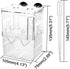 Senzeal Aquarium Fish Breeder Box Plastic Fish Isolation Breeding Box Hatching Incubator Box for Baby Fish Shrimp Clownfish Guppy...