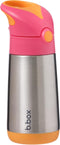 b.box 12 oz Insulated Water Bottle: Keeps Drinks Cold up to 8 Hours, Warm up to 6 Hours. Double Wall Stainless Steel Bottle. (Strawberry Shake, 12...
