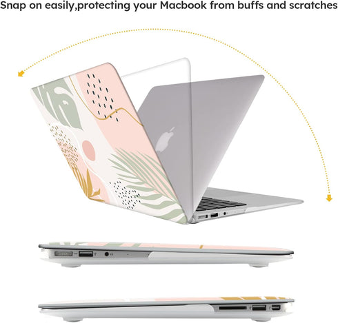 iCasso for MacBook Air 13 inch Case (Release 2010-2017 Older Version), Plastic Hard Shell Protective Case & Keyboard Cover Only for MacBook Air 13...