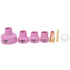 Glass Welding Cups Monster Gas Lenses for Welding Ceramic + Alumina Ceramic Welding Cup Set Alumina Torch Gas Lens Kit Industrial Supplies Wp?17 1...