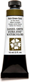 DANIEL SMITH Extra Fine Watercolor 15ml Paint Tube, Rich Green Gold, 0.5 Fl Oz (Pack of 1)...