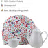 HealthAndYoga™ Insulating Tea Cozy - Pure Cotton and Traditional - Double Layered with Inner Waterproof Polyester Fabric...