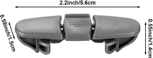 Hotop 2 Packs W10508950 Stop Track Dishwasher Dishrack Slide Rail Stop Replace for W10508950, 8562015, W10199682