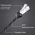 Hikeman 6 Pack 4mm Outdoor Guy Lines Tent Cords Lightweight Camping Rope with Aluminum Guylines Adjuster Tensioner Pouch for Tent Tarp, Canopy She...