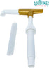 Good Times Coffee Co. Sauce Pump Dispenser (Pack of 2), Fits 87.3 to 90.4 Ounce Bottles, Gold...