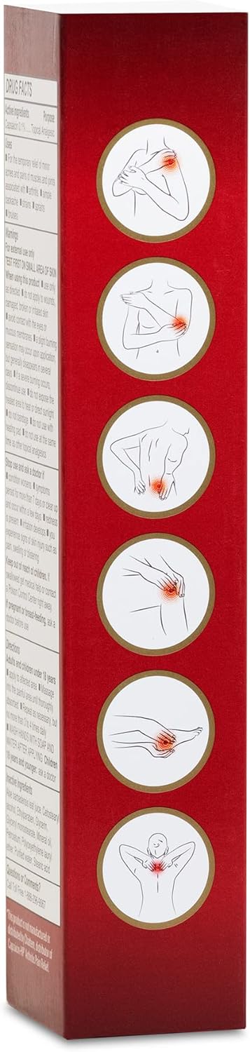 Globe (3 Pack) Capsaicin 0.1% High Potency Pain Relief Cream, Unscented (2 oz) Deep Penetrating Relief from: Arthritis, Muscle, Joint and Back Pai...