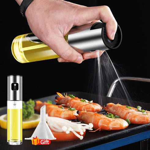 Olive Oil Sprayer for Cooking Oil Spritzer Mister for Air Fryer Canola Vinegar Vegetable Oil Portable Mini Bottle Kitchen Gadgets for BBQ/Pan/Sala...