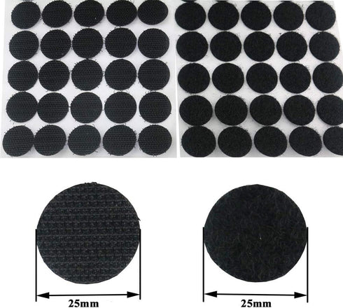 256pcs Heavy Duty Hook and Loop Dot Pre-Cut 1 inch in Diameter Self Adhesive Sticky Dot Fastening Mounting Double Sided Tape for Education Classro...