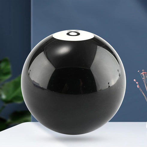 Shift Knob Black Round Ball Type Universal for Manual Automatic Vehicles with 3 Adapters (Billiard 8 Ball)...