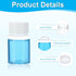 PATIKIL 8 Pcs 20ml Reagent Bottles, PET Small Mouth Round Bottles with Screw Cap for Lab Water Reagent Liquids Solid Sample Storage Seal, Transluc...