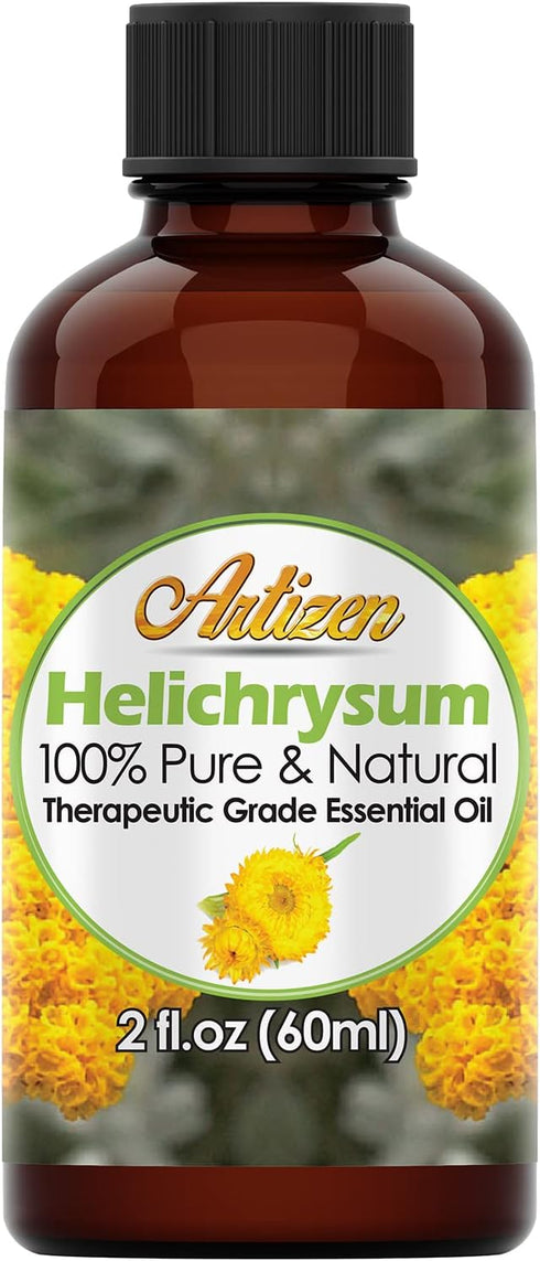 Artizen - (2oz) Helichrysum Essential Oil for Skin, Pure and Natural, Helichrysum Oil- 60 ml...