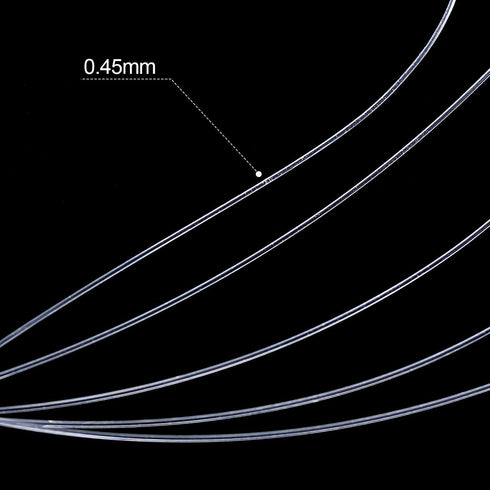 Tatuo 200 m Clear Nylon Invisible Thread String for Hanging Christmas Ornaments, Bracelet Making, Sew Hobby, Clear Beading Thread with Bead Needle...