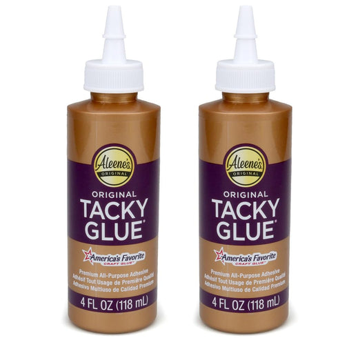 All-Purpose Tacky Glue – Premium Adhesive for Crafts, Hobbies, and Household Repairs (2 Pack)...