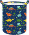 19.7 Inch Dinosaur Round Kids Laundry Clothes Hamper Dino Laundry Basket with Handles,Baby Toys Storage Organizer Bins Laundry Gift Basket for Boy...