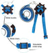 DONGKER Turtle Harness Leash,Pet Tortoise Leather Harness Strap Adjustable Turtle Walking Lead for Pet Tortoise Turtle walking...