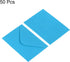 PATIKIL Mini Envelopes, 50 Pack Mini Gift Card Business Card Envelope for Greeting Weddings, Blue...