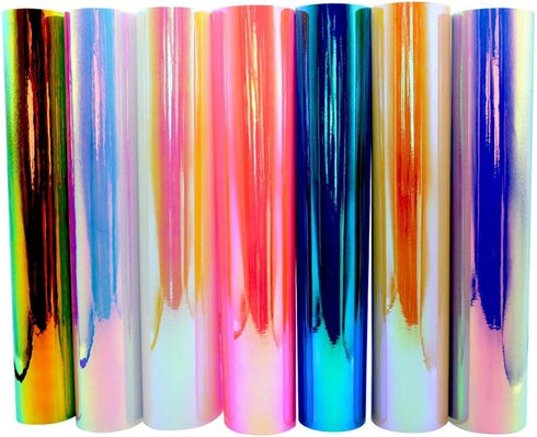 TECKWRAP Holographic Opal Craft Vinyl 12" x 12" 7 Sheets/Pack for Craft Cutters,Sign Plotters...
