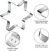Six-pointed Stars Cookie Cutter Sandwich Cutters for Lunchbox Fruit Cutters Vegetable Cutters for Baking DIY X‘mas Birthday Party Decor, Pack of 5...