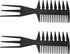 LQ Industrial Water Marbling Painting Comb 2PCS 3 in 1 Marbling-Professional Plastic Double Side Children Floating Painting Comb Paper Marbling Eb...