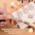 Cute Bear Pens, 6 Pcs, 0.5mm Black Ink, Smooth Writing, Retractable, Wax Protection, Classic Design...