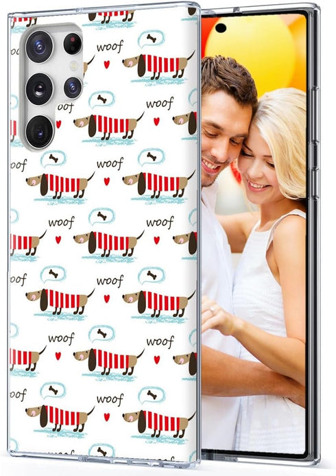 for Galaxy S22 Ultra Case,Samsung S22 Ultra Case for Girl Women Men,ARTIOSIT Thin Slim Soft TPU Clear Protective Phone Case Cover with Design for ...